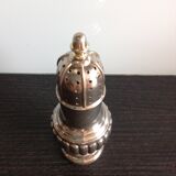 Silver metal salt shaker / 60s-70s
