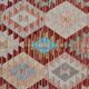 Handmade Kilim Rug, Wool Geometric Flatweave Carpet 297x193cm