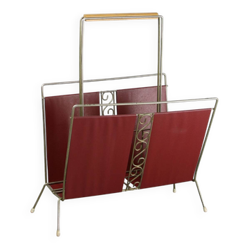 Mid-Century Italian Magazine Rack