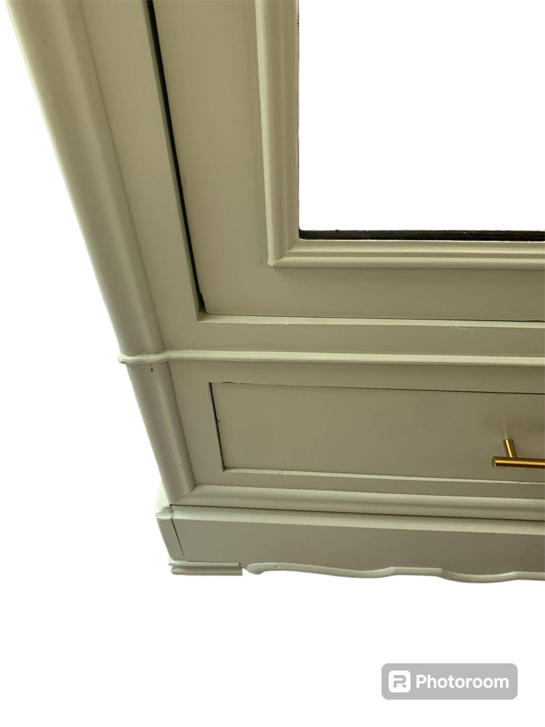 Old wooden bonnet cupboard