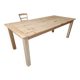 Renovated rectangular dining table