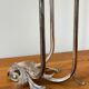 CANDLE HOLDER 3 Lights METAL Patinated Chrome