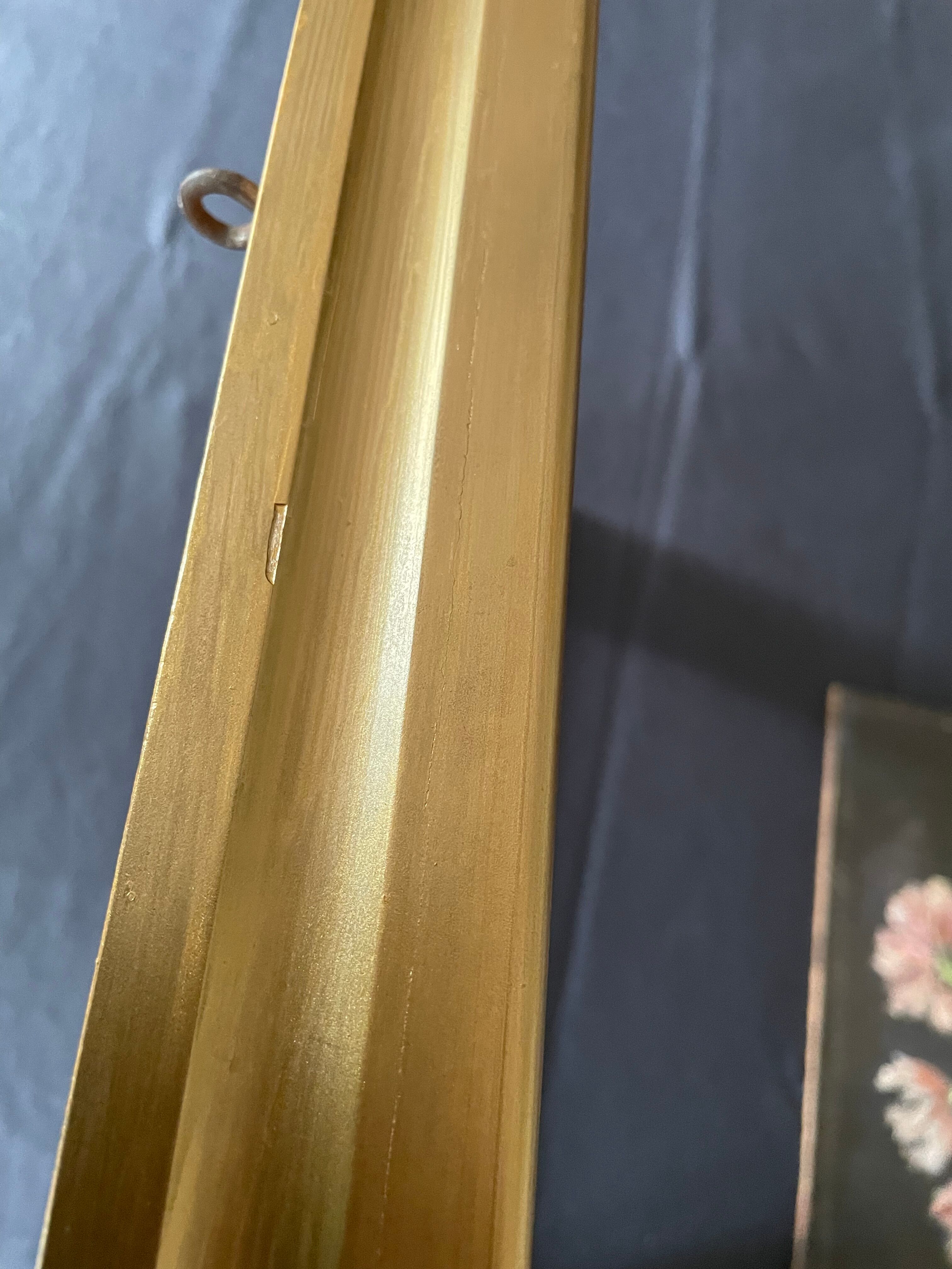 Huile sur bois bouquet
