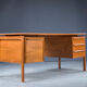 Mid-Century Teak Desk from GV Møbler, 1960s