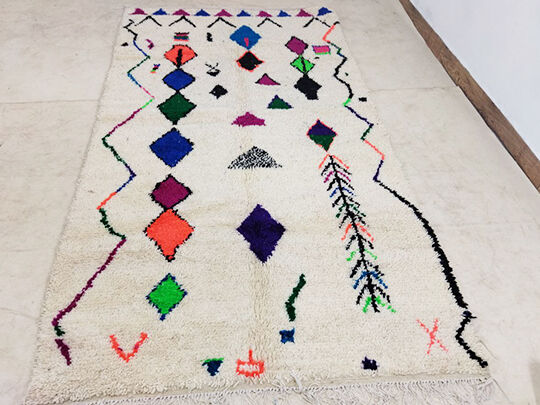 277x147cm Berbere Moroccan Carpet Azilal