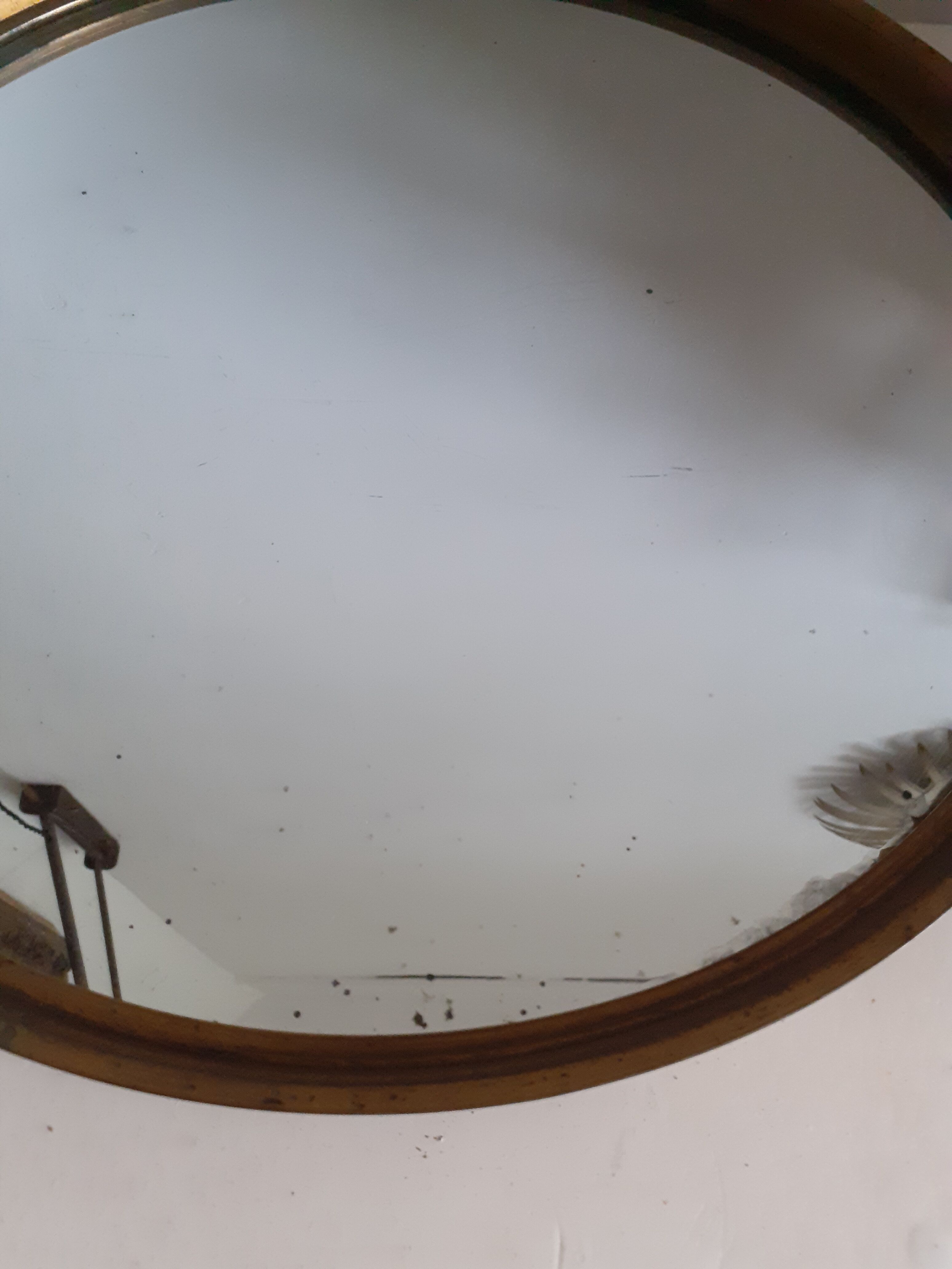 19th century bronze and mirror table centre