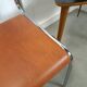Skai bauhaus chromen Italiaanse buisframe stapelbare stoel