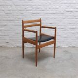 Rare armchair in oak by Jos De Mey for Van Den Berghe-Pauvers, 1960s