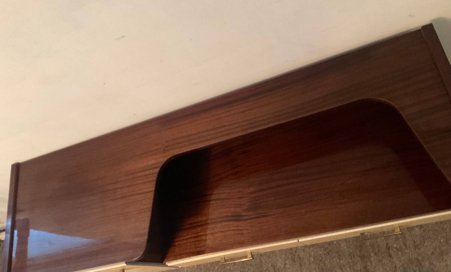 Enfilade meuble tv vintage en teck