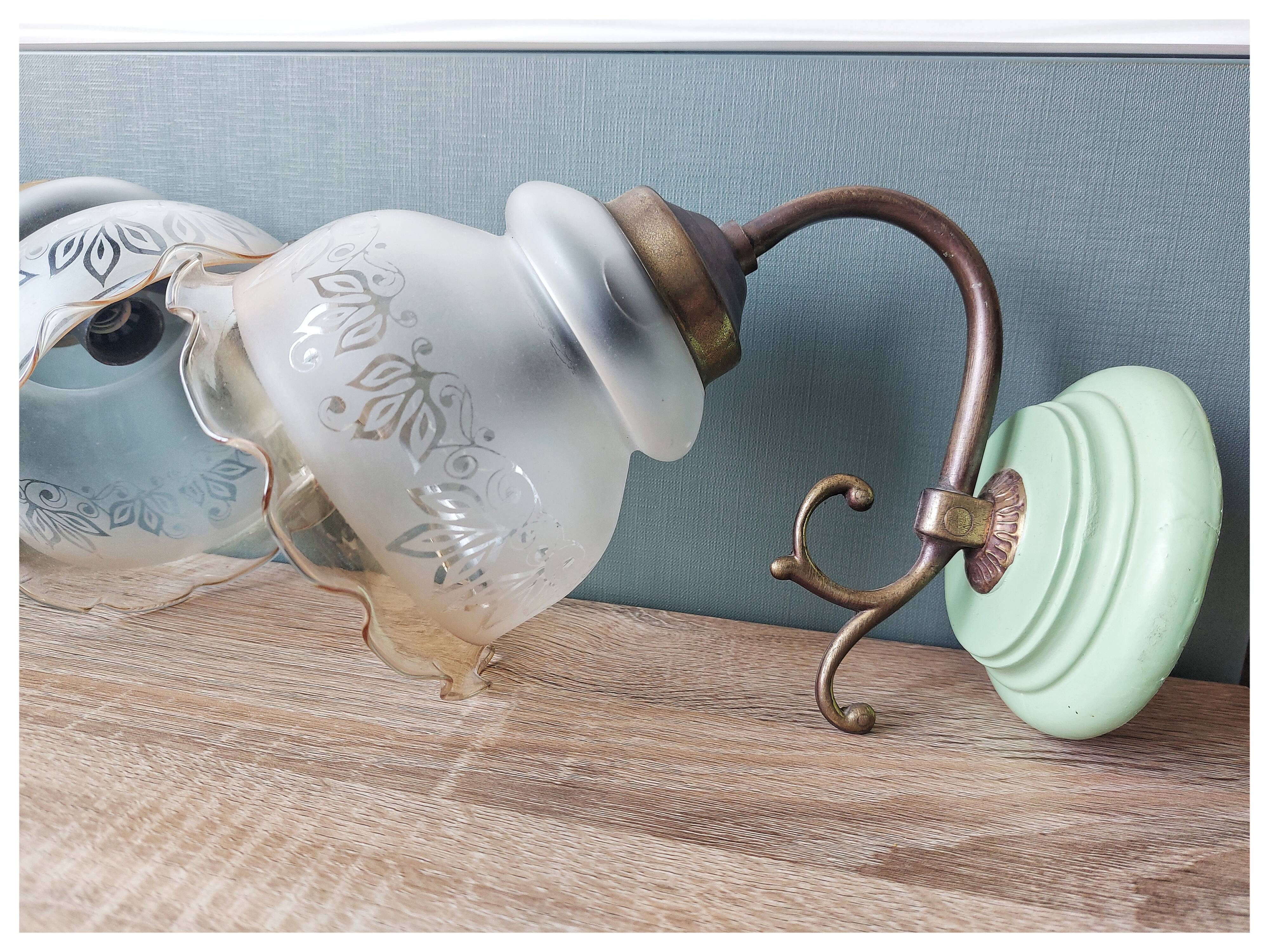 Set of 2 old wall lights