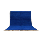 Tapis bérbere en laine bleu fait main 200cmx300cm