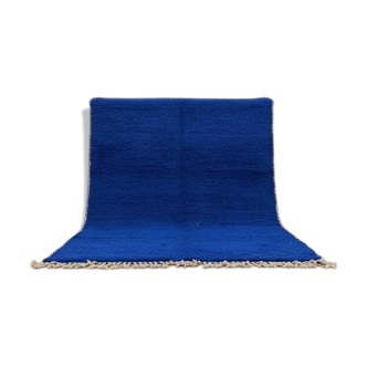 Handmade blue wool Berber rug 200cmx300cm