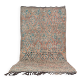Tapis en laine marocain vintage 173 x 339 cm - Tapis fait main berbère style bohème