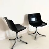 Pair of “Modus” swivel chairs by Osvaldo Borsani