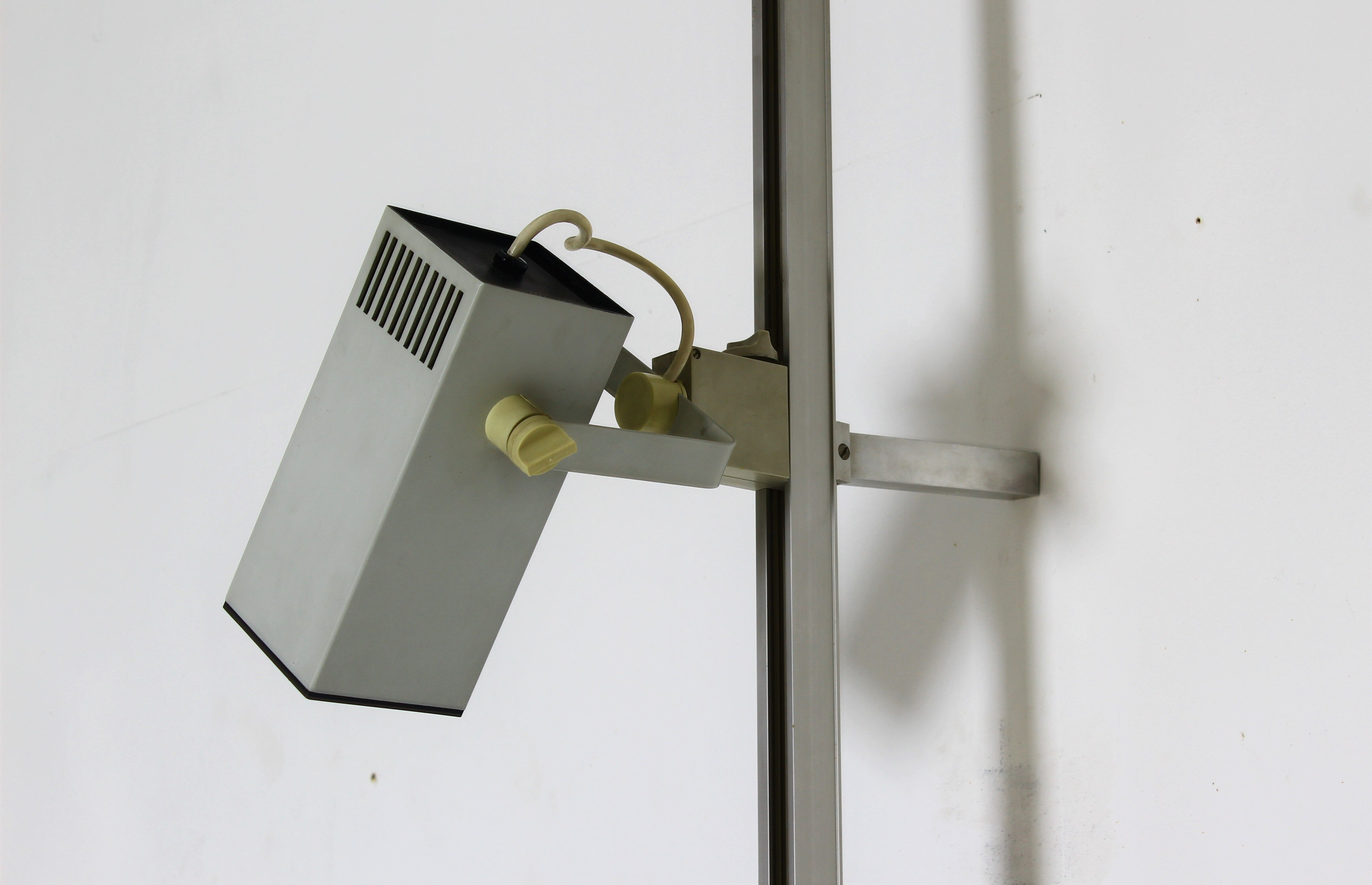 Pair of vintage wall lamps with 2 spotlights, 70s.