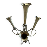 Vase epergne metal argenté