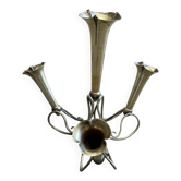 Vase epergne metal argenté