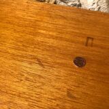 Vintage blond wood chest of drawers, circa 60s