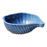 Salad bowl blue shell signed Charles Amand