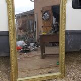 Mirror 19 th wood and golden stuc 156x87cm