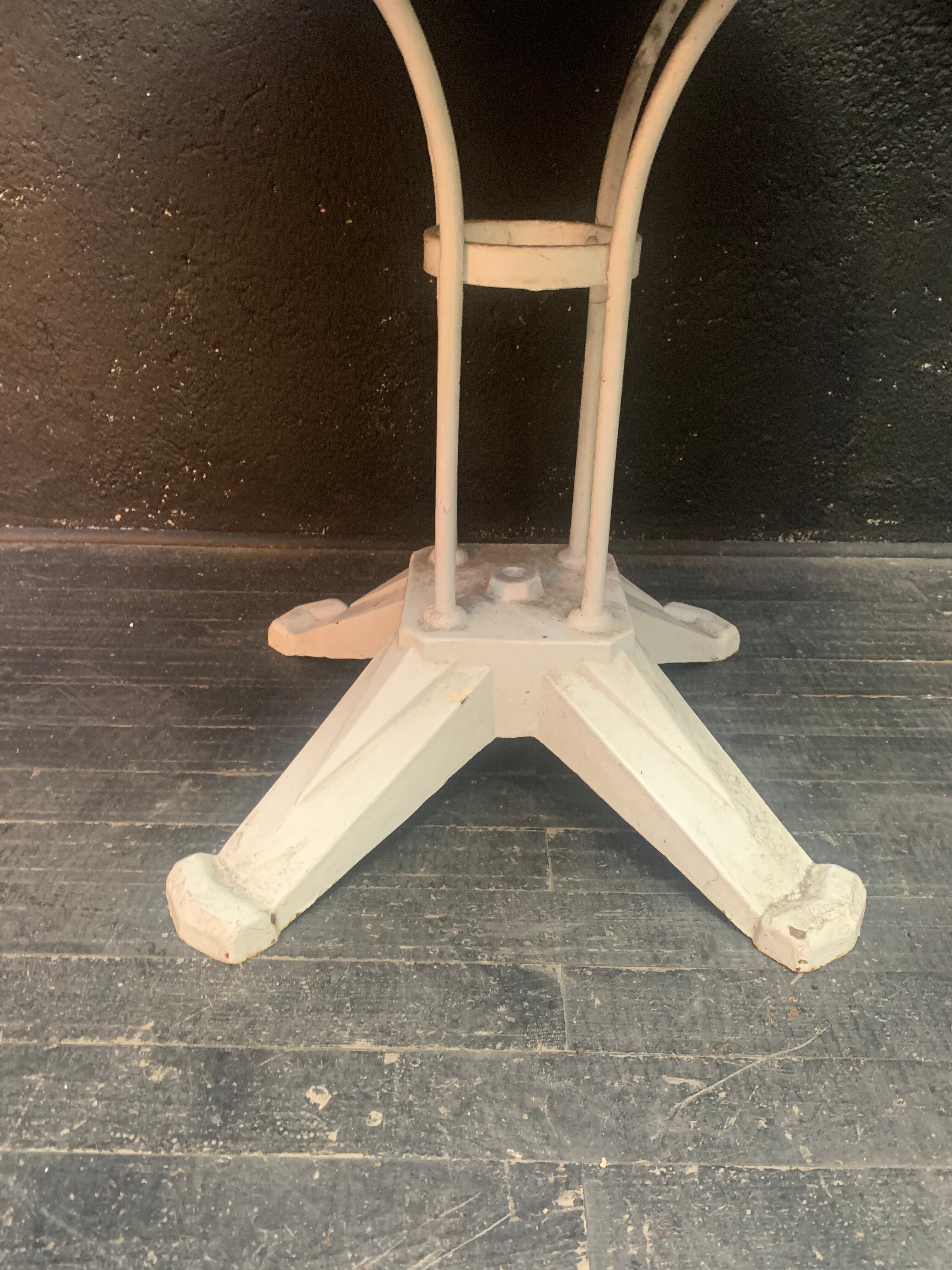 Metal garden table