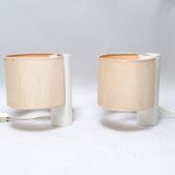 Pair of Fluette Giuliana Gramigna Quatrifolio lamps 1970