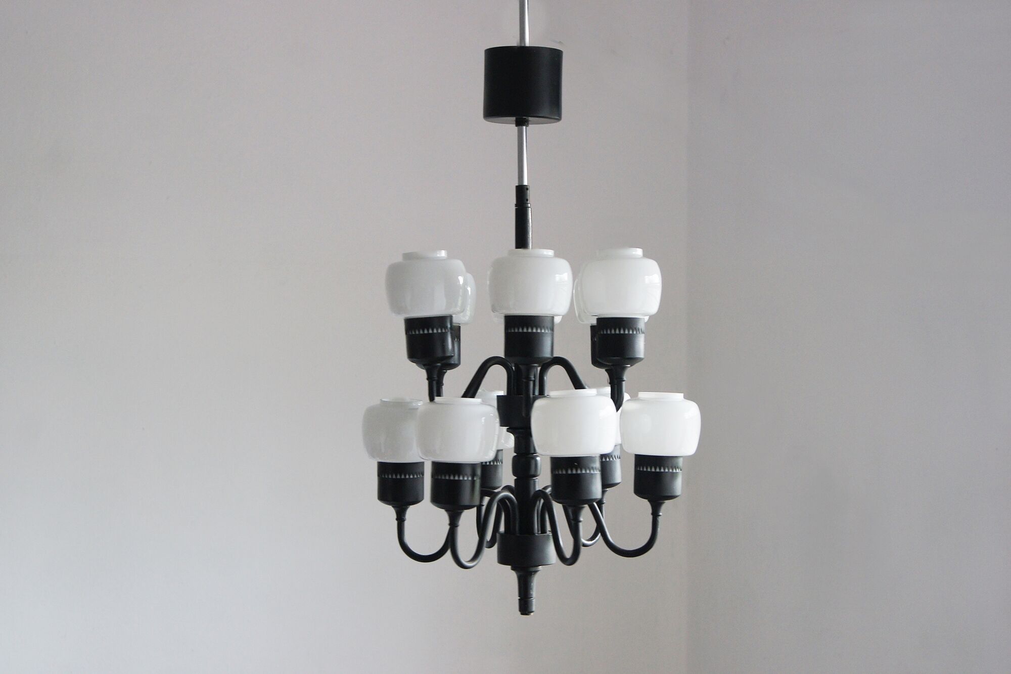 Swedish T-527 Chandelier by Hans-Agne Jakobsson for Hans-Agne Jakobsson Ab Markaryd, 1960s