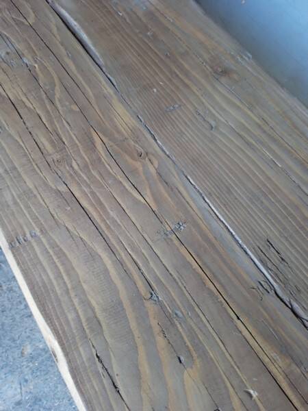 Workbench 120cm old solid wood