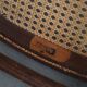 Original vintage Thonet bistro design chair with armrests