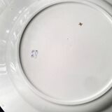 6 flat plates in Badonviller earthenware FB