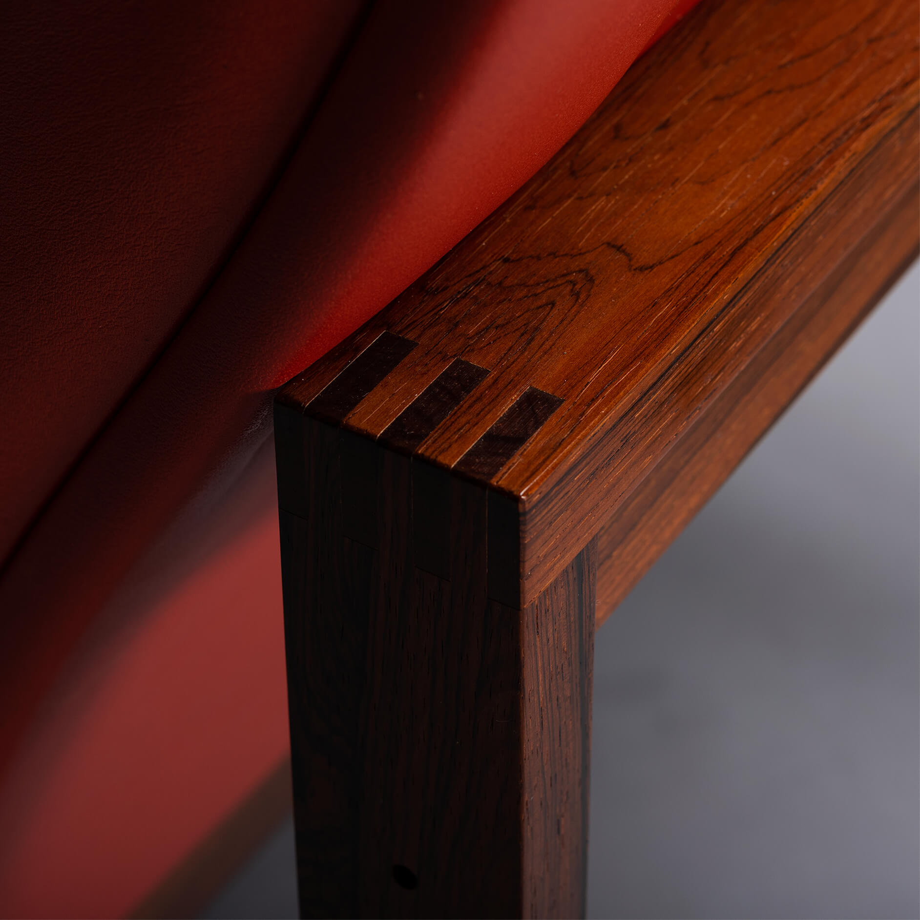 Moduline Easy chair and table by Ole Gjerlov-Knudsen, for France & Son 1960s