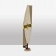 Giuseppe Calonaci, smoked folded plexiglass lamp. 1970s