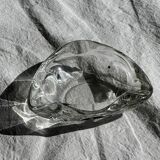Small triangular glass ashtray France Reims