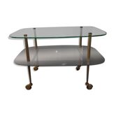 Glass coffee table