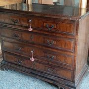 Antique inlaid commode - Italy, 17th century