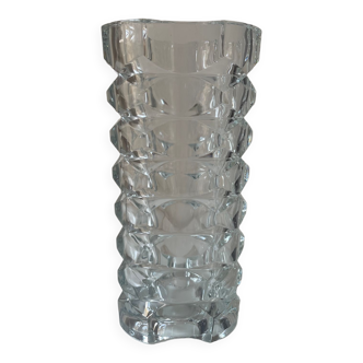 Thick glass vase