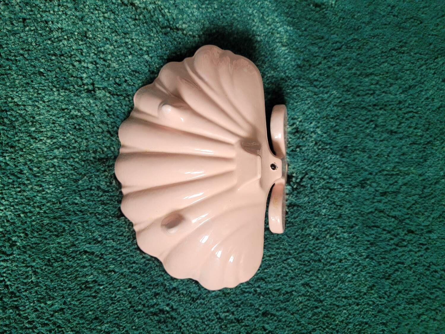 Pink Cast Iron Bathroom Set