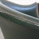 Green Cowhide Leather and Wooden Side/Dining/Desk Chair in English Style