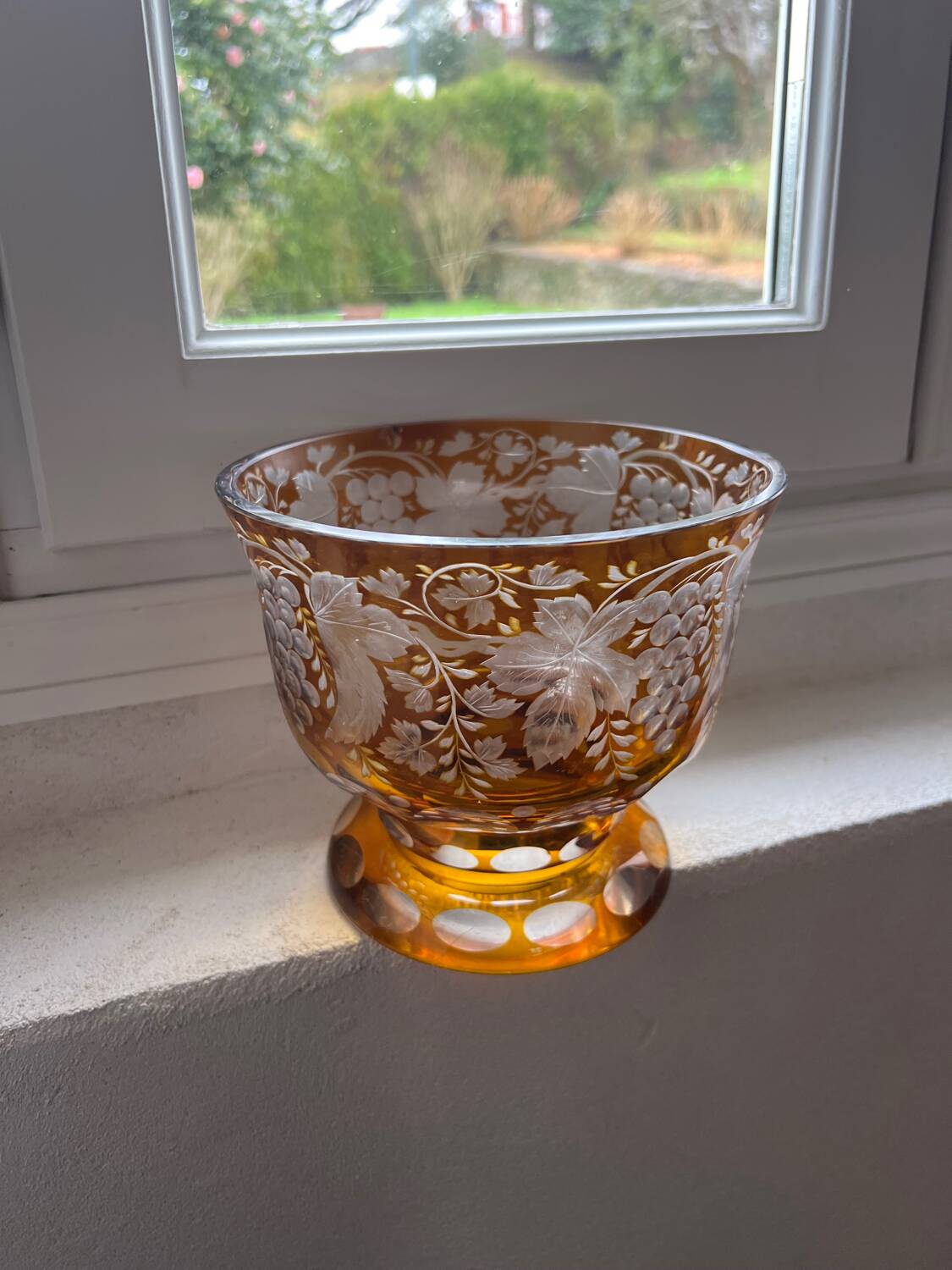 Bohemian crystal cup