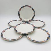 6 dessert plates "Sarreguemines & Digoin".