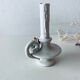 Italian slip candle holder signed