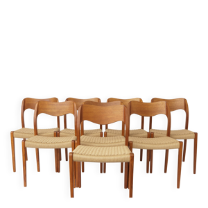 Ensemble de 8 chaises - milieu