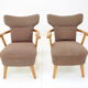 Paire de fauteuils en chêne des années 1940 par Krasna Jizba, Tchécoslovaquie