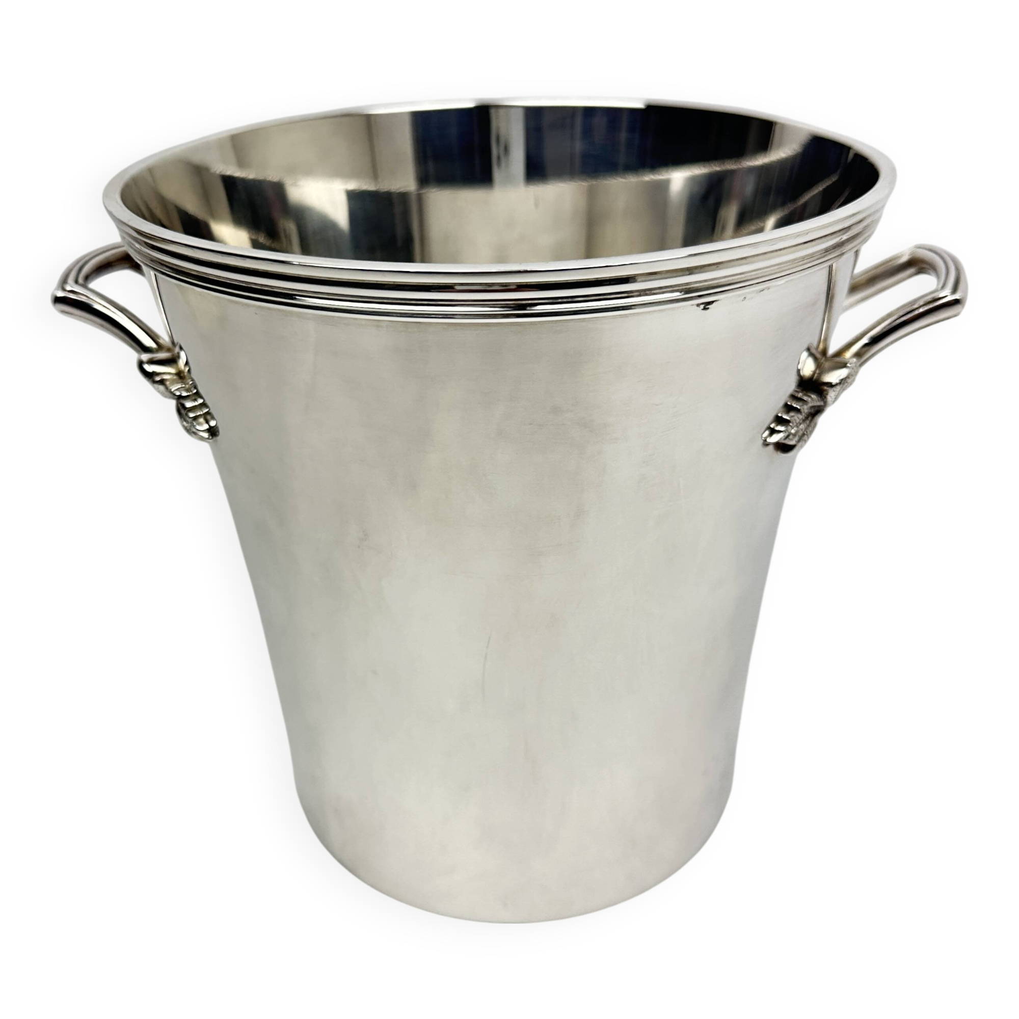 Champagne Bucket, for Cooling, in Silver Metal Roux-marquand