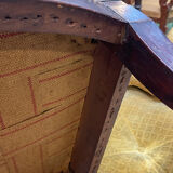 19th-century bergère in mahogany