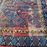 Antique Shahsavand tribal horse cover mat 105x95 cm