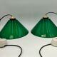 Green opaline pair