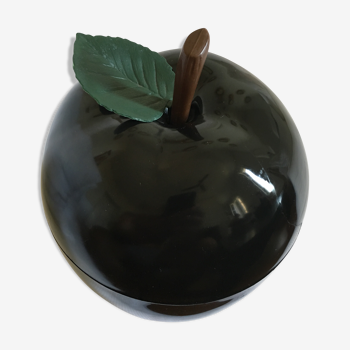 Rare vintage black apple ice bucket