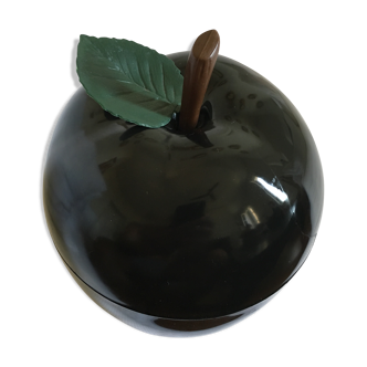 Rare vintage black apple ice bucket