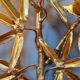 Large pair of brass wall sconces, Maison Jansen, 1960-70.